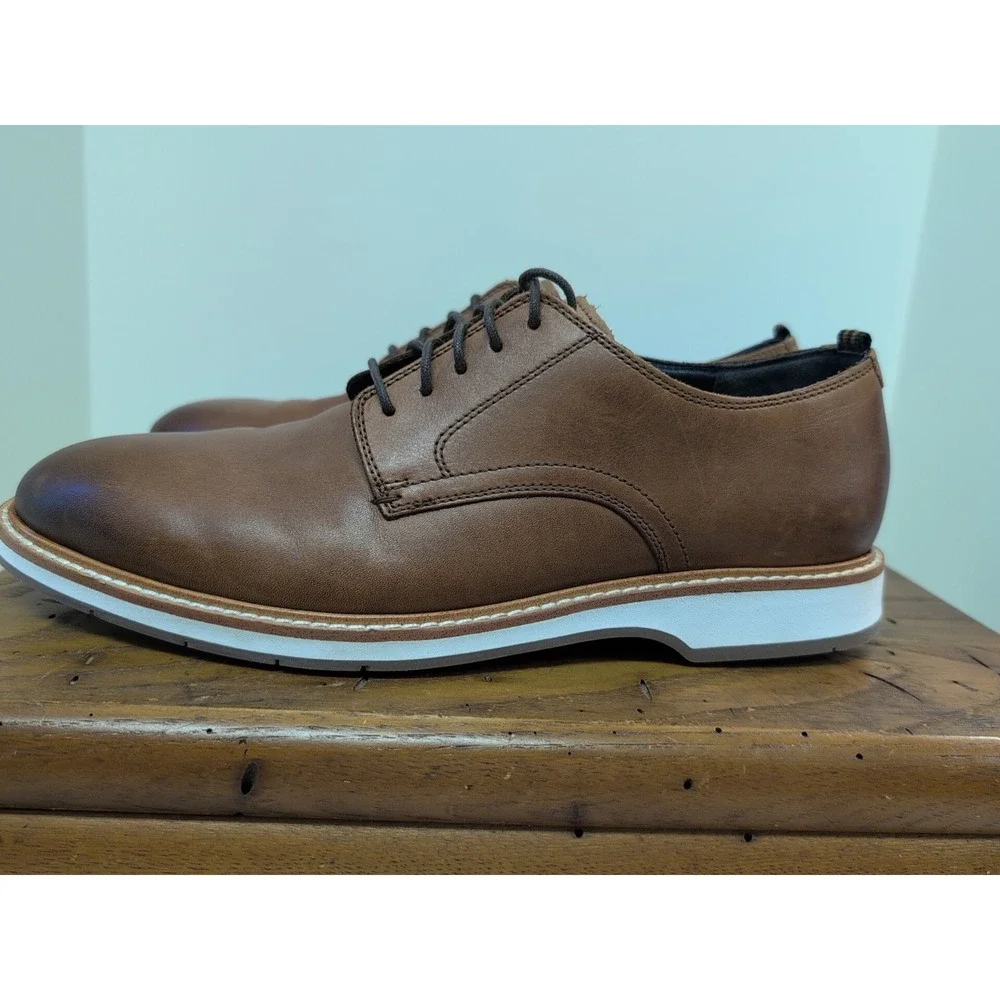 Cole Haan 10.5 Morse Grand Os Plain Toe Derby Shoes